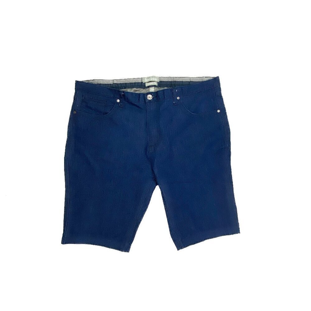 Paulo Solari Jean Shorts Mens 42 Blue Modern‎ Fit Dark Wash Denim Classic 7388